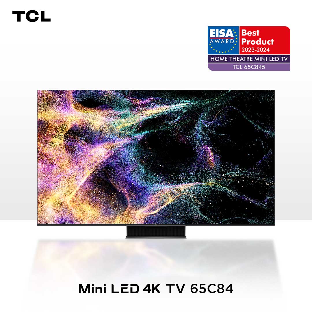 EISA Home theatre MiniLED 65C84 2