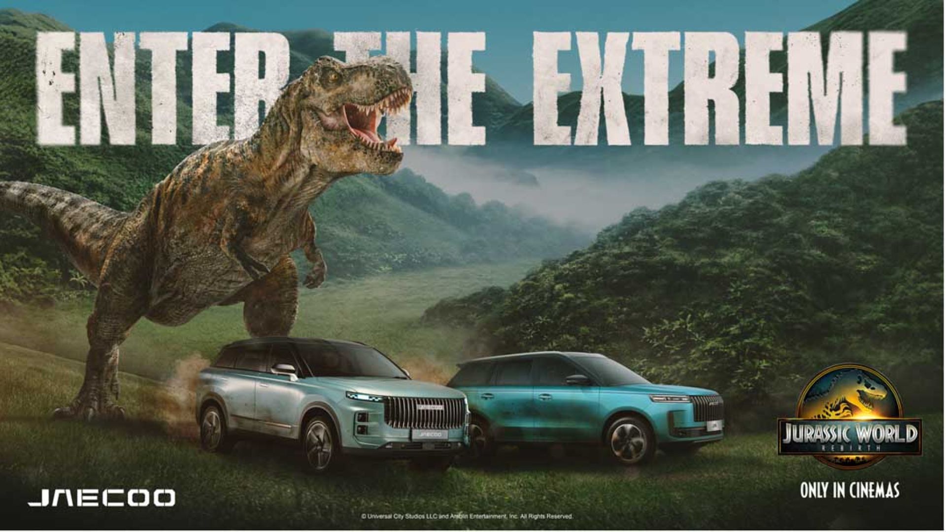 JAECOO Joins Jurassic World Rebirth For July Release